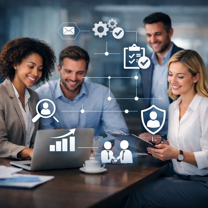 freepik illustration of HR Management Service