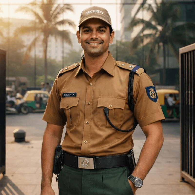 freepik illustration of Security Guard Service